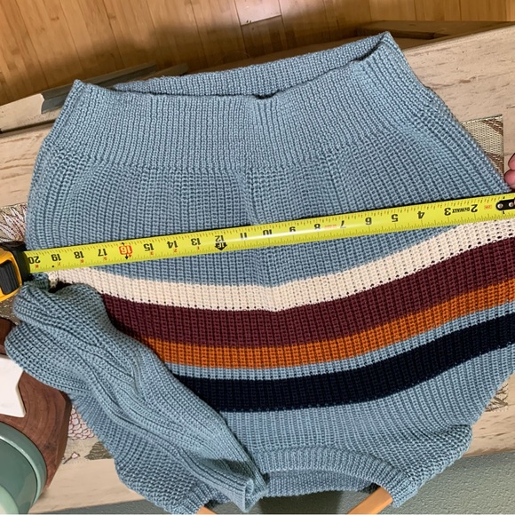 Elan // Striped sweater - Blue - Size Medium - Picture 8 of 8